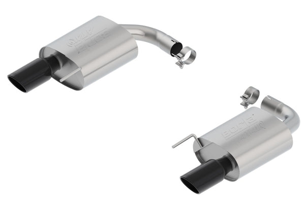 Borla Atak S Cat-Back Exhaust for 15-17 Ford Mustang GT 5.0L V8 MT/AT - 2.5in Pipe, 4in Black Chrome Tip