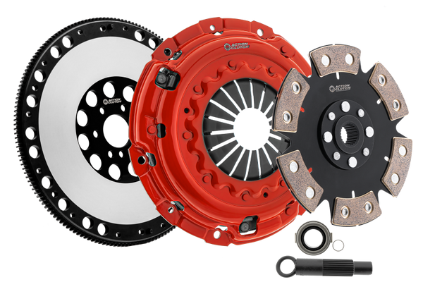 Action Clutch 03-12 Honda Accord 2.4L (K24A4) Stage 4 Clutch Kit (1MD) w/Lightened Flywheel