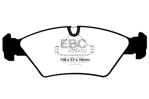 EBC Redstuff Brake Pads for 87-91 BMW M3 (E30) - Performance Front Pads