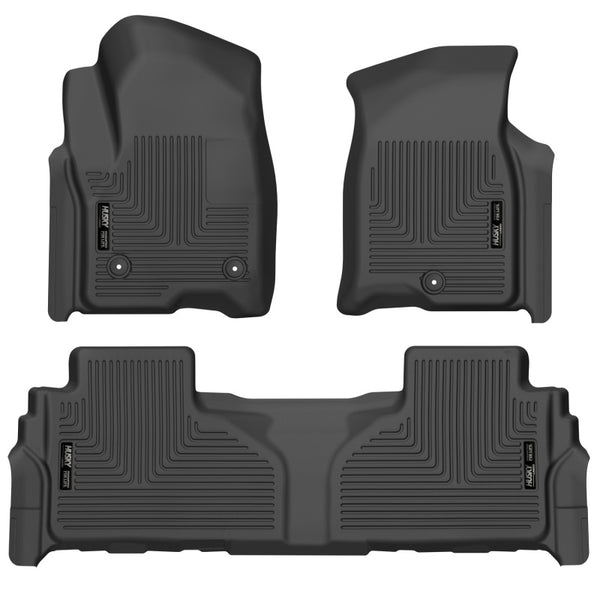 Husky Liners Weatherbeater Floor Liners for 2021-2023 Suburban/Tahoe/Yukon/Yukon XL - Black