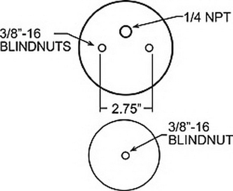 Firestone Ride-Rite Replacement Bellow 110/70 227mm Sleeve (For Kit PN 2209/2587/2212) (W217609001)