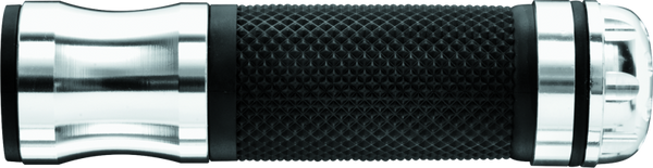 BikeMaster Revolver Bar End Grips 135mm - Silver