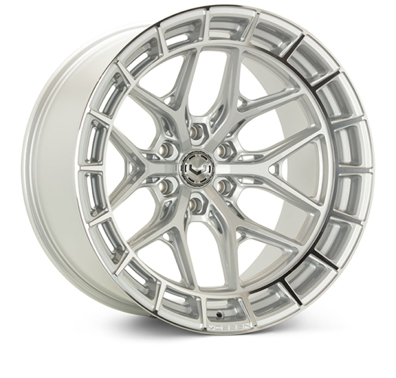 Vossen HFX-1 20x10 / 6x139.7 BP / ET-18 / 106.1 CB / Super Deep - Silver Polished Wheel