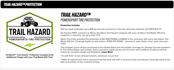 Atturo Trail Blade X/T SxS UTV Off-Road Tyre 29x9R14 74N