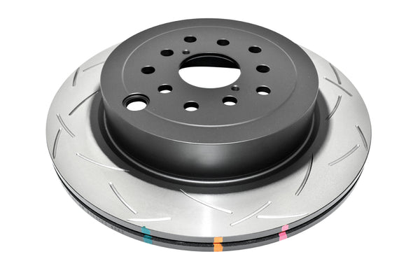 DBA 4000 Series Dual-Drilled Rear Slotted Rotor for 08-10 STi & 2017 BRZ