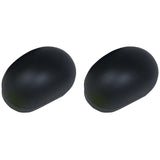 Westin Platinum 4 Oval 4 in Tube Step End Cap Kit - Black