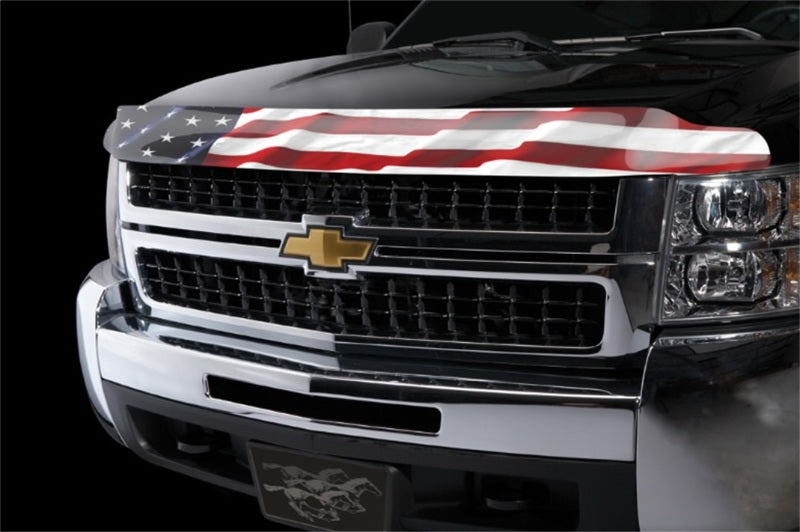 Stampede 2007-2010 Chevy Silverado 2500 HD Vigilante Premium Hood Protector - Flag