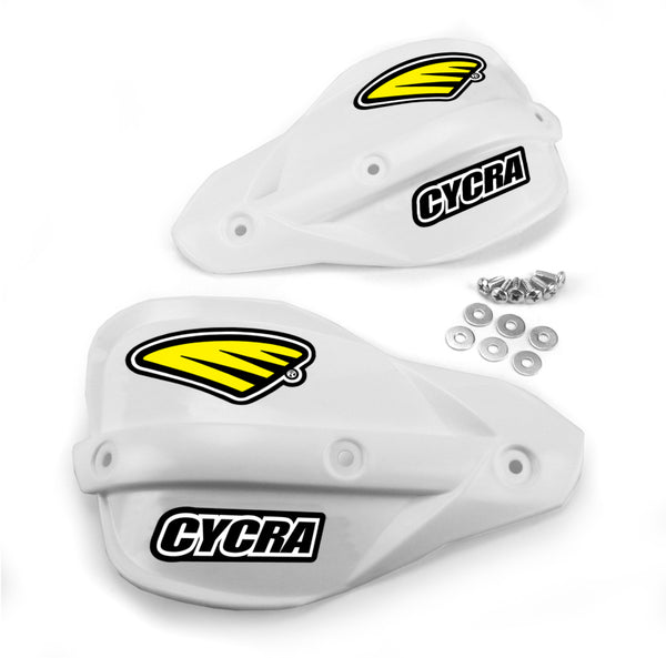Cycra Enduro Handshield - White - High-Impact Replacement