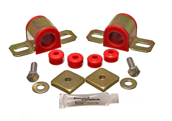 Energy Suspension 95-98 Nissan 240SX (S14) 27mm Front Sway Bar Frame Bushings - Red