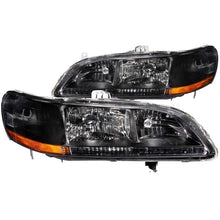 Load image into Gallery viewer, ANZO 1998-2002 Honda Accord Crystal Headlights Black