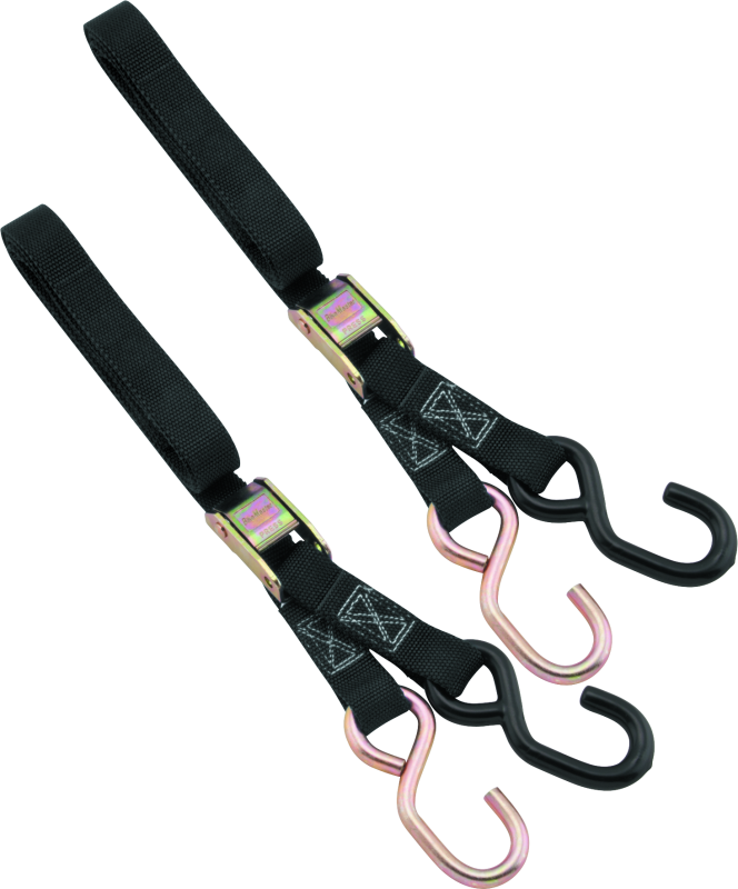 Tie Down Straps - BikeMaster 1in - Black for Secure Cargo