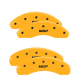 MGP 4 Caliper Covers Engraved Front & Rear MGP Yellow Finish Black Char 2000 Chrysler Prowler