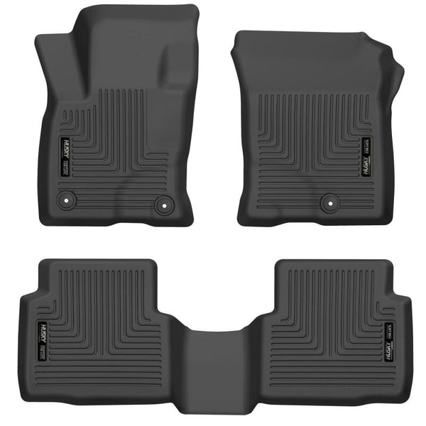 Husky Liners Weatherbeater Front & Second Seat Liners for 20-21 Ford Escape (Excl. Hybrid) - Black
