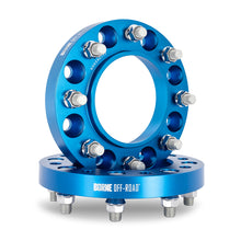 Load image into Gallery viewer, Borne Off-Road Wheel Spacers - 8X170 - 125 - 38.1mm - M14 - Blue