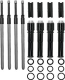 S&S Cycle 2017+ M8 Models Quickee Pushrods w/ Gloss Black Covers