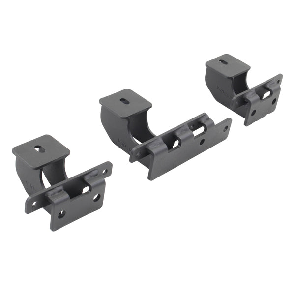 Go Rhino Brackets for Dominator Extreme Side Steps - Jeep Wrangler JLU (2018-2023)