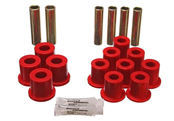 Energy Suspension Rear Spring Bushing Kit - Red