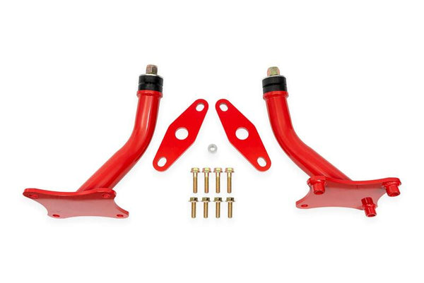 BMR Motor Mount Kit for 2016-2024 Chevrolet Camaro (6th Gen) - Solid Bushings, Red