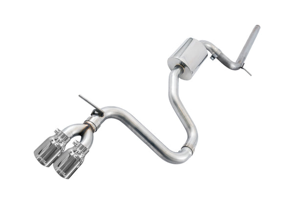 AWE Tuning Track Edition Catback Exhaust for VW Golf Mk7 1.8T w/ 90mm Chrome Tips