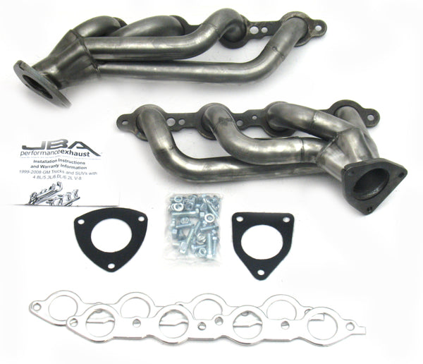 JBA 03-06 GM Truck 6.0L LS Non-EGR 1-5/8in Raw 409SS Cat4Ward Header