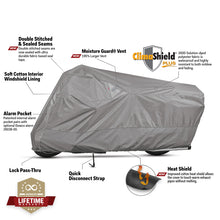 Load image into Gallery viewer, Dowco WeatherAll Plus Motorcycle Cover Gray - XL