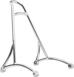 Burly Brand Short Sissy Bar 13in - Chrome