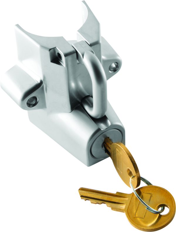 Bikers Choice Chrome Helmet Lock Suits 7/8"1-1/4" Tubing