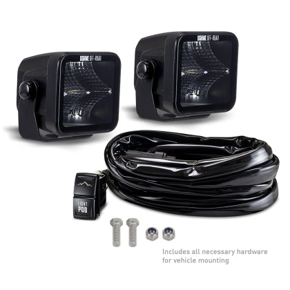 Borne Off-Road 21+ Bronco Light Pods 2pc Ditch 3x3 Flood