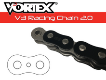 Load image into Gallery viewer, Vortex Racing V3 2.0 Chain 530RX3-120- Black