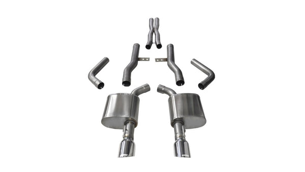 Corsa Cat-Back Exhaust for 2015-2023 Dodge Charger SRT/Scat Pack/R/T 6.4L