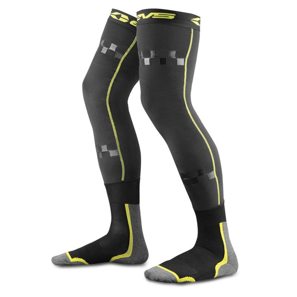 EVS Fusion Sock Combo - Black/Hi-Vis - Large/XL