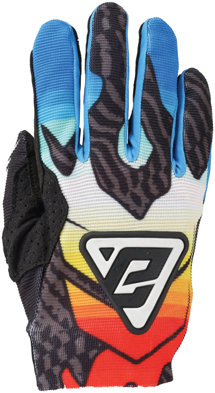 Answer 25 Aerlite Drip Gloves - Black/White/Rainbow - Medium