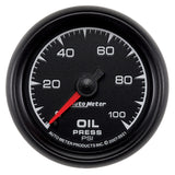 Autometer ES 52mm 0-100 PSI Mechanical Oil Pressure Gauge