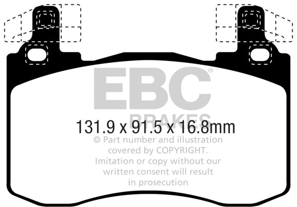 EBC Bluestuff NDX Front Brake Pads for 2019+ Genesis G70 2.0T