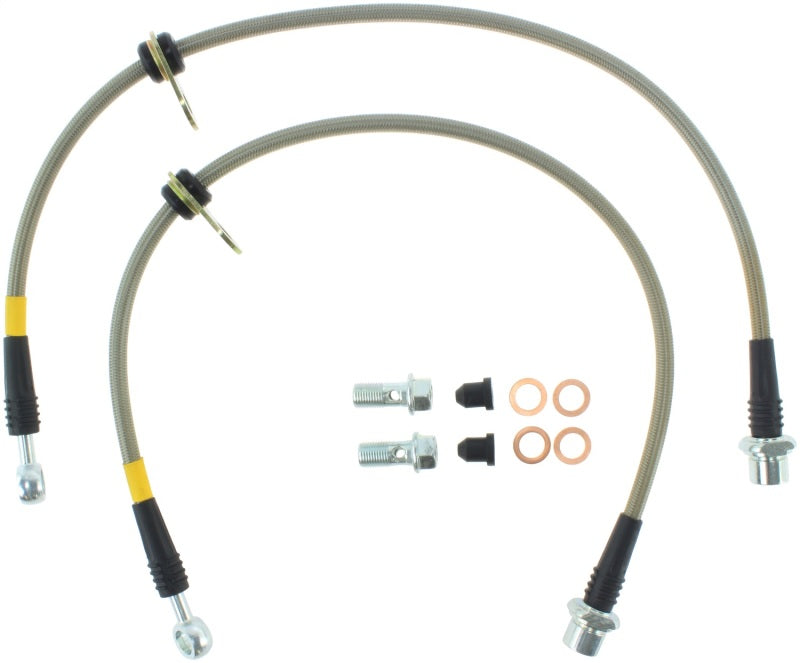 StopTech 94-99 Celica GT Rear Stainless Steel Brake Lines