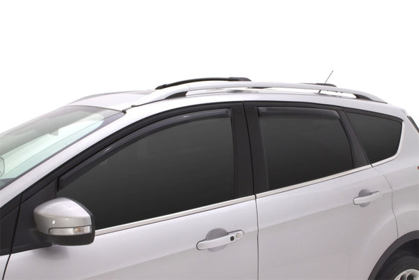 AVS In-Channel Front & Rear Window Deflectors (Smoke) for 20132018 Ford Escape