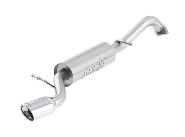 Borla S-Type Exhaust for 14-17 Toyota Corolla S 1.8L FWD - Single Oval Rolled Angle-Cut