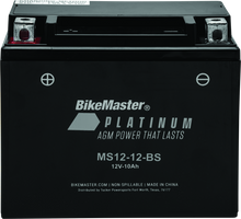 Load image into Gallery viewer, BikeMaster AGM Battery - MS12-12-BS