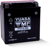 Load image into Gallery viewer, Yuasa YTX16-BS Maintenance Free AGM 12-Volt Battery w/Bottle