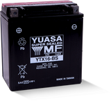 Yuasa YTX16-BS Maintenance Free AGM 12-Volt Battery w/Bottle