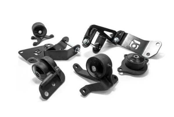 Innovative Mounts 01-05 Civic K-Series Black Steel Engine Mounts with 75A Bushings
