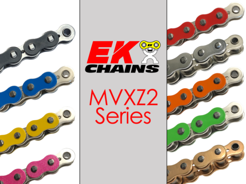 Vortex Racing EK 530 MVXZ2 Rivet Master 120 Links- Gold