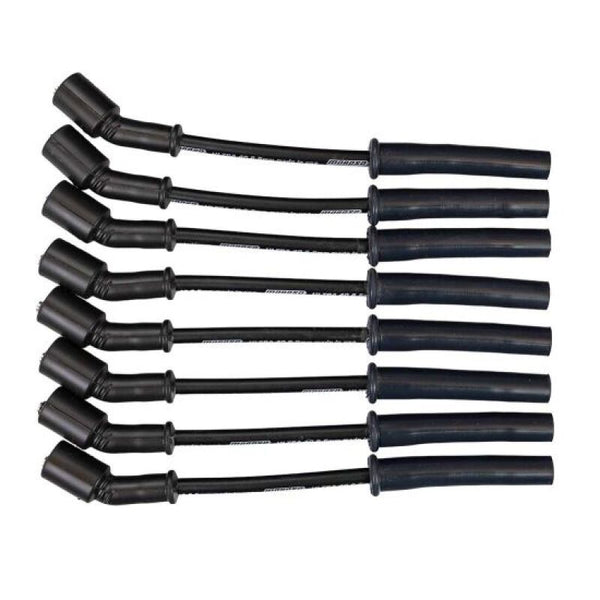 Moroso GM GenV LT1/LT4 5.3L/6.2L/6.6L Ultra 40 8.5mm Multi-Angle Boot Spark Plug Wire Set - Black
