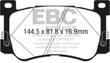 EBC 2017+ Genesis G90 5.0L Greenstuff Front Brake Pads