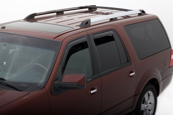 AVS In-Channel Ventvisor Window Deflectors for 1998-2018 Lincoln Navigator (4pc) Smoke