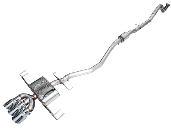 AWE Tuning Touring Edition Catback Exhaust w/ Triple Chrome Tips - 2024 Acura Integra Type S DE5 FWD