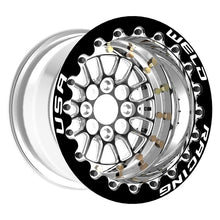 Load image into Gallery viewer, Weld Tuner Import Drag 13x10 / 4x100mm BP / 5in. BS Black Wheel CTR Single Beadlock