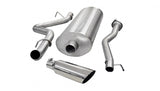 Corsa 2007-2010 Chevrolet Silverado Crew Cab/Std. Bed 2500 6.0L V8 Polished Sport Cat-Back Exhaust