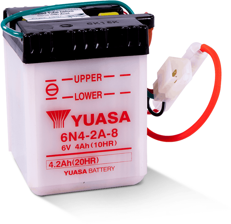 Yuasa 6N4-2A-8 Conventional 6-Volt Battery