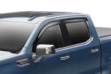 Husky Liners 19-24 Chevrolet Silverado/GMC Sierra 1500 CC Ventvisor Low Profile (4pc) - Smoke